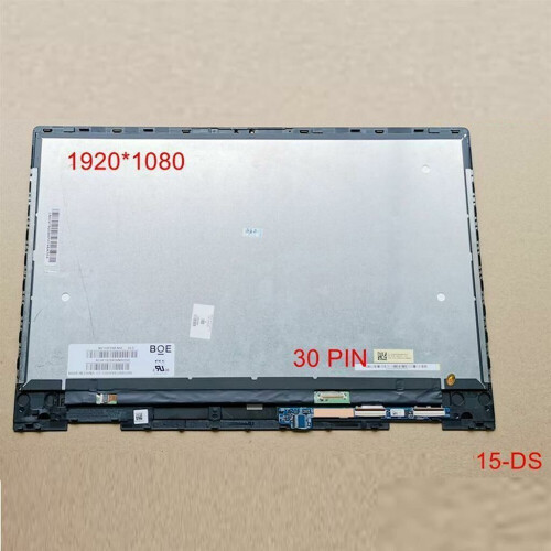 15.6" FHD COMPLETE LCD DIGITIZER ASSEMBLY WITH FRAME DIGITIZER BOARD FOR HP ENVY X360 15-DS 30PIN Tweedehands