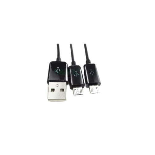 2 IN 1 Micro USB Charging Cable for moble phone or tablet 1.0 M