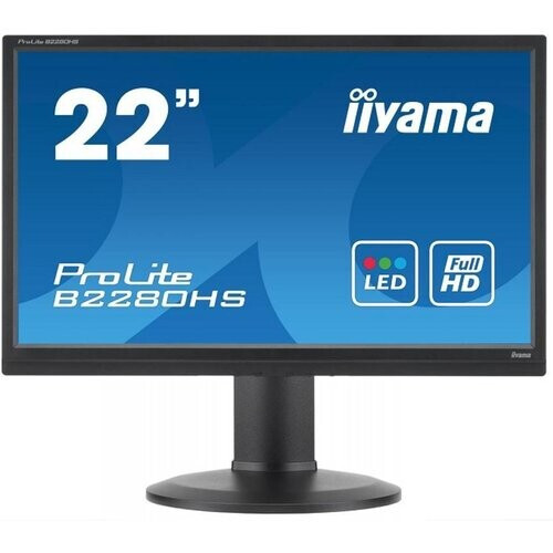 22-inch Iiyama ProLite B2280HS 1920 x 1080 LED Beeldscherm Zwart Tweedehands