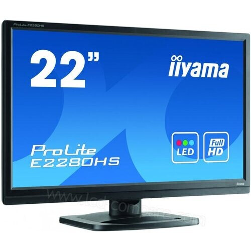 22-inch Iiyama Prolite E2280HS-B1 1920 x 1080 LED Beeldscherm Zwart Tweedehands