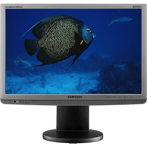 22-inch Samsung SyncMaster 2243WM 1680 x 1050 LCD Beeldscherm Zwart Tweedehands