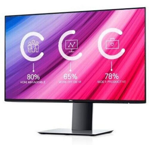 24-inch Dell UltraSharp U2419H LCD Beeldscherm Zwart Tweedehands