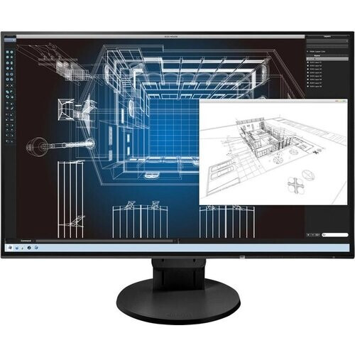 24-inch Eizo FlexScan EV2456 1920 x 1200 LED Beeldscherm Zwart Tweedehands