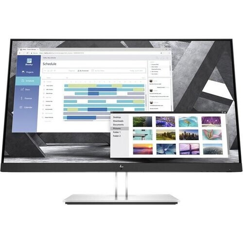 27-inch HP E27Q G4 2560 x 1440 LCD Beeldscherm Zwart Tweedehands