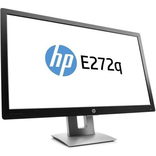 27-inch HP EliteDisplay E272Q 2560 x 1440 LCD Beeldscherm Zwart Tweedehands
