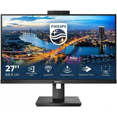 27-inch Philips 275B1H 2560 x 1440 LCD Beeldscherm Zwart Tweedehands