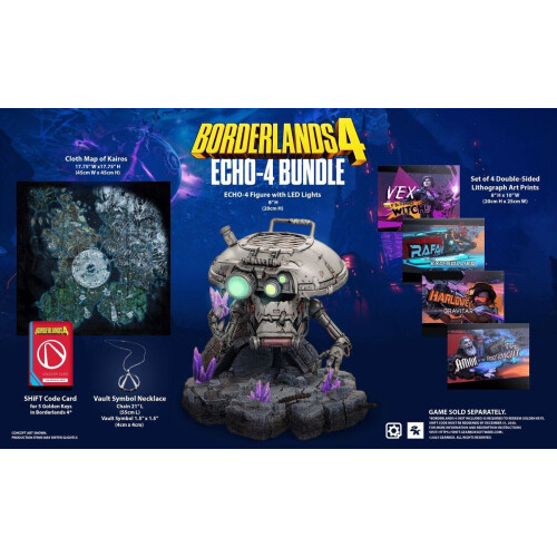 2K Borderlands 4 - Collector’s Edition Set - ECHO-4 Standbeeld 20 cm - PS5