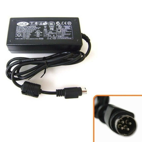 34W Adapter voor LaCie AC Adapter 34W 12V 5V 2A met 4-pin stekker bulk packing