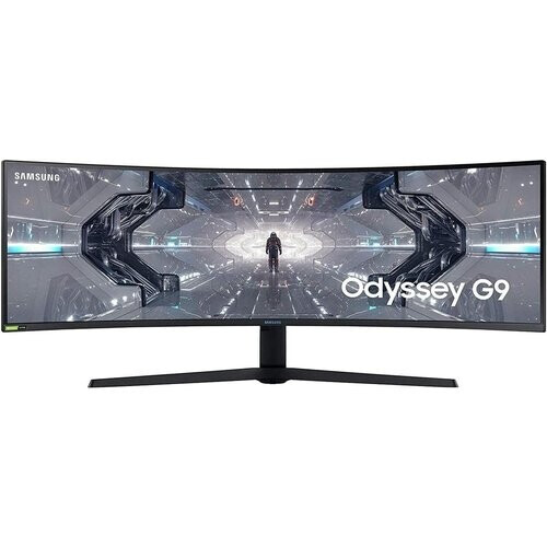 49-inch Samsung Odyssey G9 5120 x 1440 LED Beeldscherm Wit Tweedehands