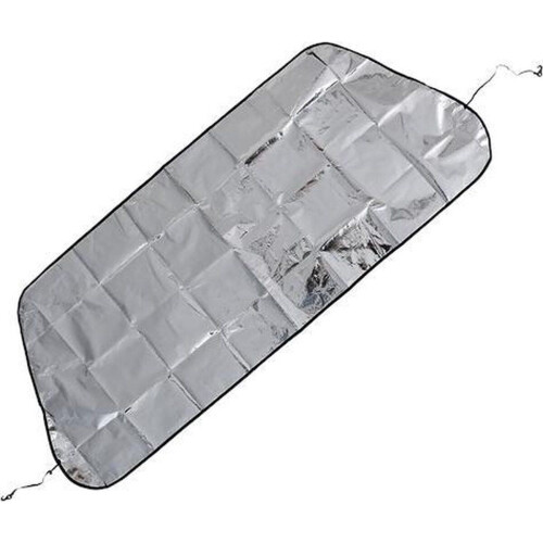 4YOURCAR Anti-Vorstdeken - 2 in 1 Zonnescherm en Sneeuwscherm - Zilver