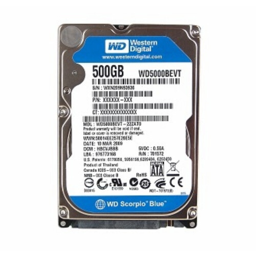 500GB HDD 2,5 inch SATA