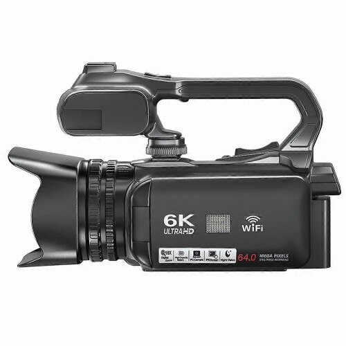 6K Digitale Video Camera 64MP - 4 inch Touch Screen - Vlogging Camera 18x Digital Zoom Tweedehands