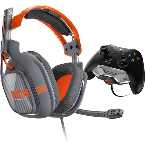 a40 geluidsdemper gaming Hoofdtelefoon - bedraad microfoon Oranje Tweedehands