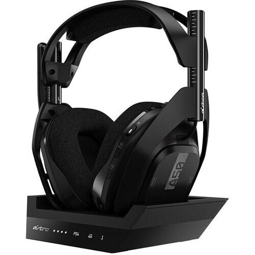 A50 (4th Gen) geluidsdemper gaming Hoofdtelefoon - bedraad + draadloos microfoon Zwart Tweedehands