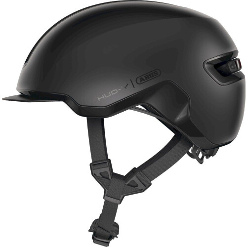 ABUS HUD-Y - Fietshelm - LED-achterlicht - zwart