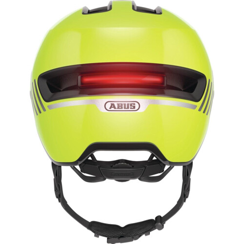 Abus HUD-Y - Fietshelm - LED Achterlicht - Signal Yellow M (54 - 58 cm) Tweedehands