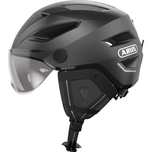 ABUS Pedelec 2.0 ACE Fietshelm - NTA gekeurd - Geschikt voor high speed e-bikes - Titan - Maat L (56-62 cm)