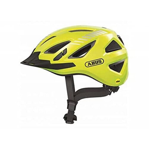 ABUS Urban-I 3.0 MIPS - Fietshelm - Veiligheidshelm met achterlicht - Geel XL (61-65 cm) Tweedehands