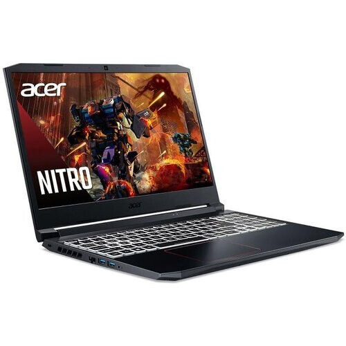 Acer Nitro 5 AN515-55-76WN 15" Core i7 2.6 GHz - SSD 512 GB - 16GB - NVIDIA GeForce RTX 2060 AZERTY - Frans Tweedehands