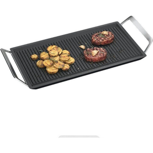 AEG A9HL33 - Plancha grillplaat - Gegoten aluminium - 22 x 43 cm - Zwart