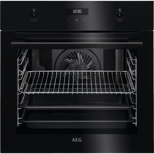Aeg Bee435060b Inbouw Oven - 71 Liter - Hete Lucht & Grill Functie - Easy2clean Bakplaat - Pizza Functie - Zwart - 60 Cm | Nieuw (outlet) Tweedehands
