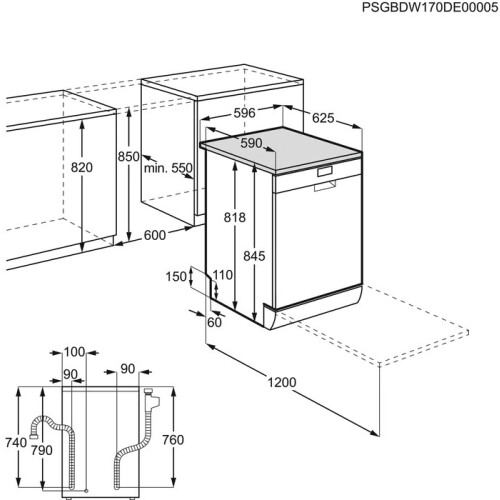 Aeg Ffb53900zw Vaatwasser 60cm | Nieuw (outlet)