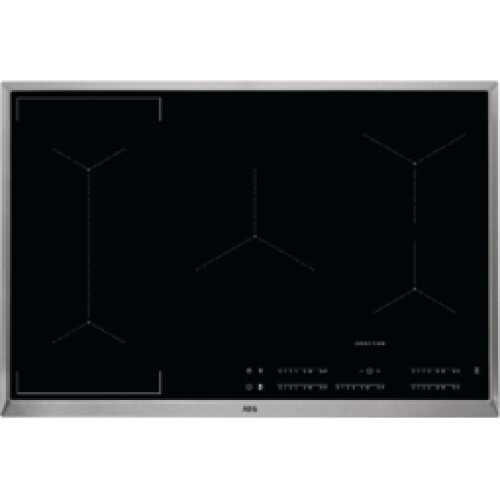 AEG GI854KS - Inductiekookplaat 80cm - FlexiBridge Hob2Hood - Zwart glaskeramiek Tweedehands