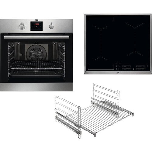Aeg Inbouw Kookset Bps33102zm Inbouw Oven En Ike64441xb Inductie Kookplaat | Nieuw (outlet) Tweedehands