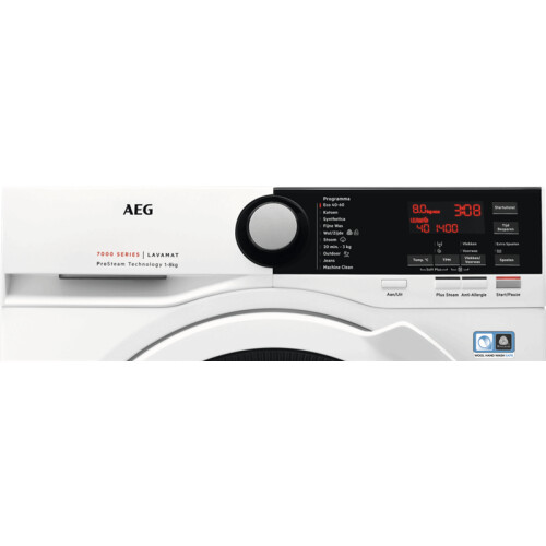 Aeg L7fb84ew - Wasmachine - 8 Kg - 1400 Tpm - Prosteam - Energieklasse C | Tweedehands (Refurbished)