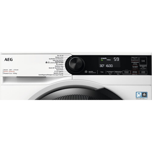 Aeg Lwr85r966 - Was-droogcombinatie - 9 Kg Wassen - 5 Kg Drogen - 1600 Tpm - Powercare - Energieklasse D | Nieuw (outlet)