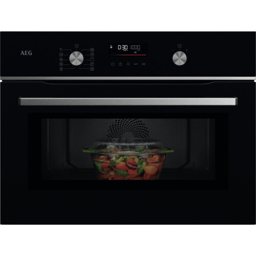 AEG OO5NK40WB - Inbouw heteluchtoven met magnetron - CombiQuick technologie - Zwart