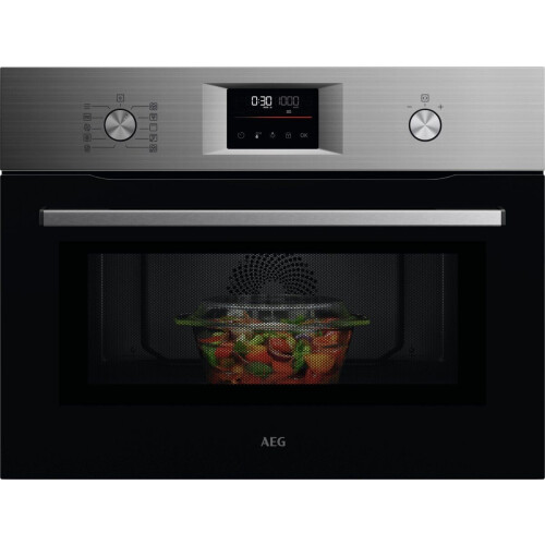 AEG OO5NK4W0M - CombiCook heteluchtoven met magnetron - 41L - Roestvrij staal Tweedehands