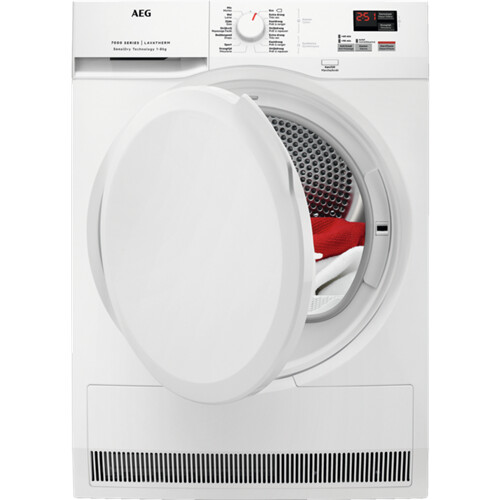 AEG T7DB84PK - Warmtepompdroger - 8 kg - SensiDry ProSense - Wit Tweedehands