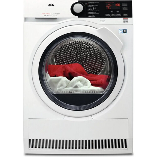 Aeg T8dbe84w - Warmtepompdroger - 8 Kg - Absolutecare - 65 Db - Energieklasse A++ | Tweedehands (Refurbished) Tweedehands