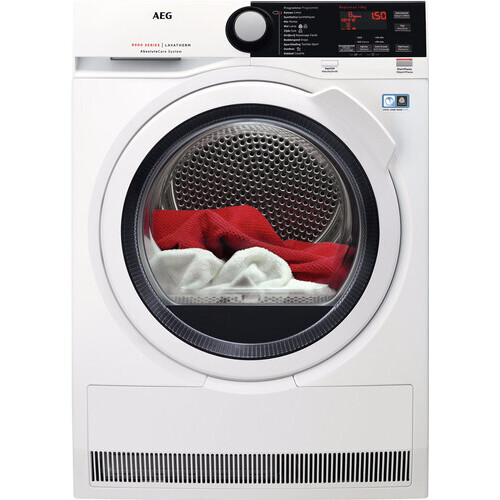 Aeg T8dbe86w - Warmtepompdroger - 8 Kg - Absolutecare & Sensidry - 65 Db - Energieklasse A+++ | Tweedehands (Refurbished)