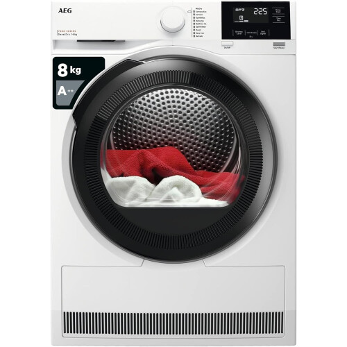 Aeg Tr718l4b - Warmtepompdroger - 8 Kg - Protex & Sensordrogen - 66 Db - Energieklasse E | Nieuw (outlet)