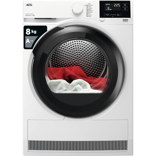 Aeg Tr718l4b - Warmtepompdroger - 8 Kg - Sensordrogen - 66 Db - Energieklasse E | Tweedehands (Refurbished) Tweedehands