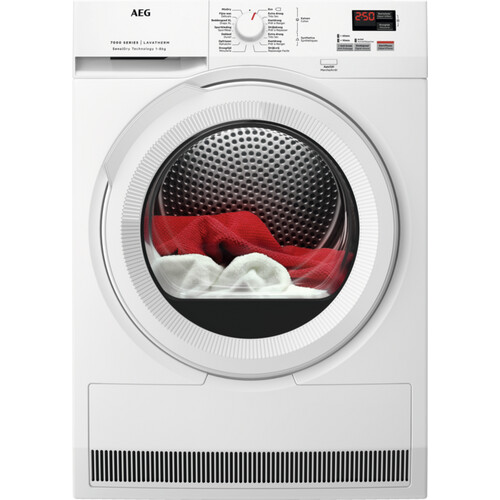 Aeg Tr71cwz84 - Warmtepompdroger - 8 Kg - Sensidry & Mixdry - 66 Db - Energieklasse A++ | Nieuw (outlet)