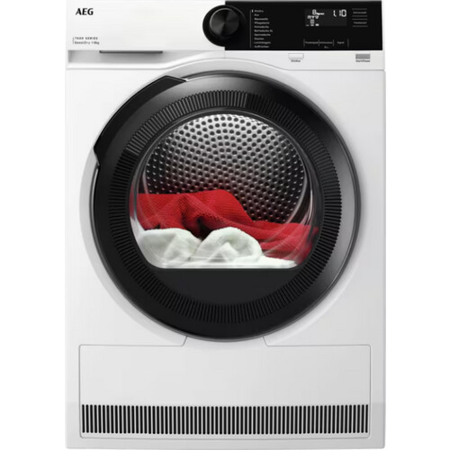 Aeg Tr7t65680 - Warmtepompdroger - 8 Kg - Sensidry & Prosense - 67 Db - Energieklasse C - Wit | Nieuw (outlet) Tweedehands