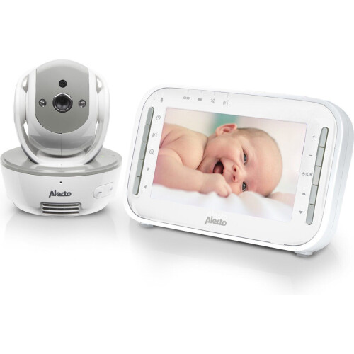 Alecto DVM200MGS - Babyfoon met Camera - Op afstand Beweegbaar - Grijs