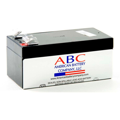 American Battery RBC35 - Vervangingscartridge - Lood-zuur 12V 3,2Ah - Hoogte 66mm