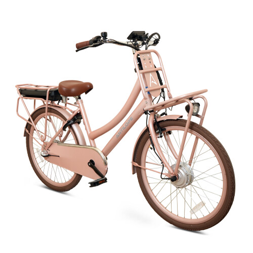 Antilope Cargo Plus N3 Elektrische Transportfiets 24 Inch 40 Cm Dusty Rose