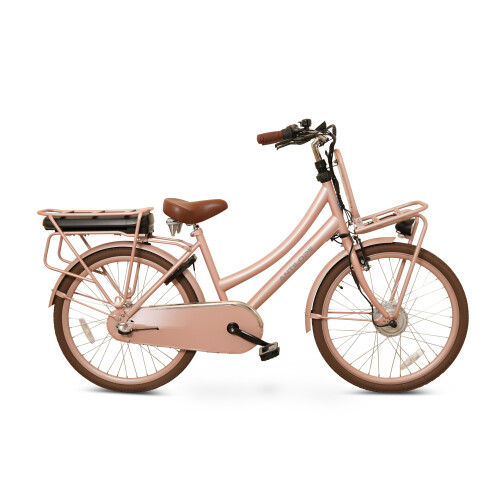 Antilope Cargo Plus N3 Elektrische Transportfiets 24 Inch 40 Cm Dusty Rose