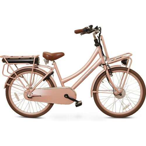 Antilope Cargo Plus N3 Elektrische Transportfiets 24 Inch 40 Cm Dusty Rose Tweedehands