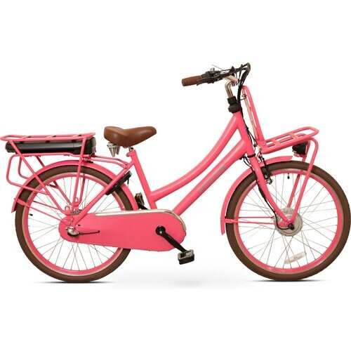 Antilope Cargo Plus N3 Elektrische Transportfiets 24 Inch 40 Cm Roze Tweedehands