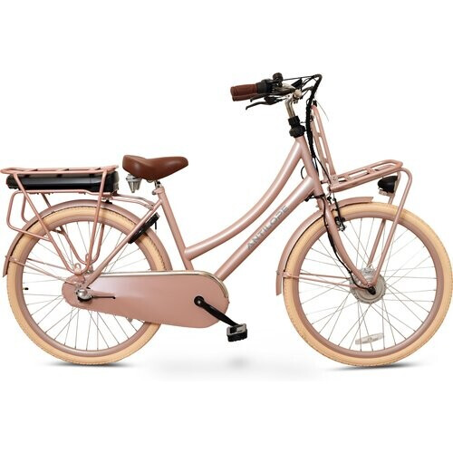 Antilope Cargo Plus N3 Elektrische Transportfiets 26 Inch 46 Cm Dusty Rose Tweedehands