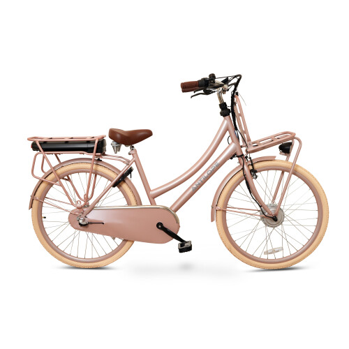 Antilope Cargo Plus N3 Elektrische Transportfiets 26 Inch 46 Cm Dusty Rose