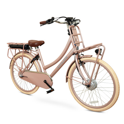 Antilope Cargo Plus N3 Elektrische Transportfiets 26 Inch 46 Cm Dusty Rose