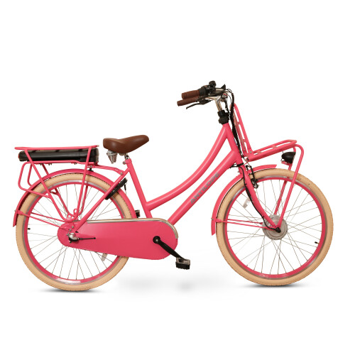 Antilope Cargo Plus N3 Elektrische Transportfiets 26 Inch 46 Cm Roze
