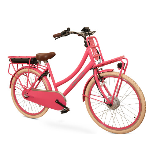 Antilope Cargo Plus N3 Elektrische Transportfiets 26 Inch 46 Cm Roze